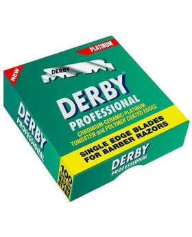 Derby Platinum Professional Single Edge Razor Blades Pack Of 100