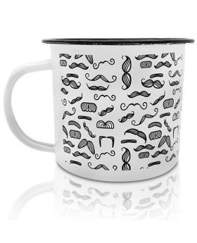 Barber Pro Shave Mug - Moustaches