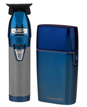 BaByliss Pro Combo BlueFX Skeleton Hair Trimmer & FoilFX02 Shaver